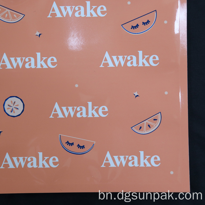 জলরোধী স্তরিত প্রসাধনী প্যাকেজিং ব্যাগ